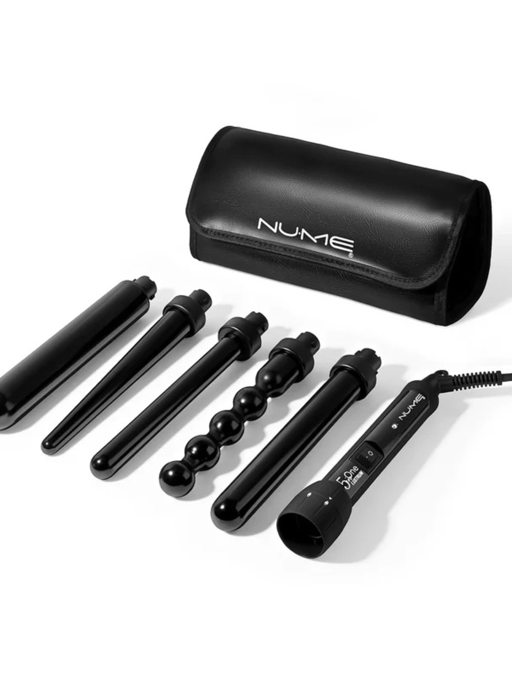 NuMe Lustrum 5-in-1 Curling Wand Set